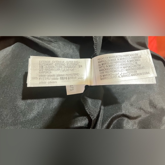 NWT ZARA Off Shoulder TAFFETA Black Mini Dress Balloon Dress Small With Lining - Picture 11 of 11